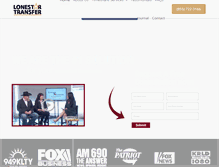 Tablet Screenshot of lonestartransfer.com